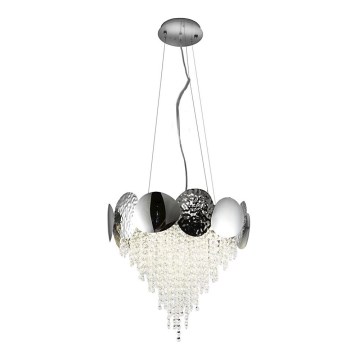 Candelabro de cristal num fio LORD 8xGU10/50W/230V