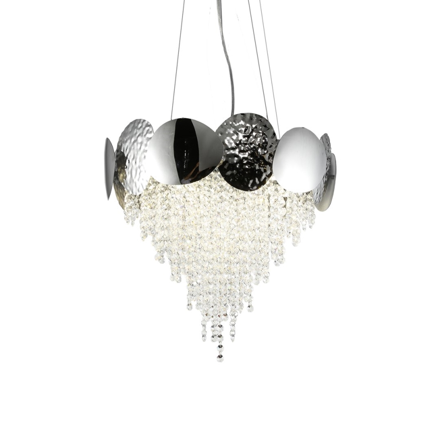Candelabro de cristal num fio LORD 8xGU10/50W/230V