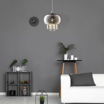 Candelabro de cristal num fio STARLIGHT 1xE14/40W/230V