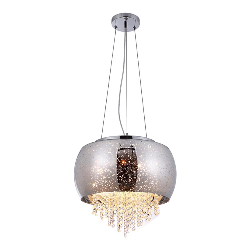 Candelabro de cristal num fio STARLIGHT 3xE14/40W/230V