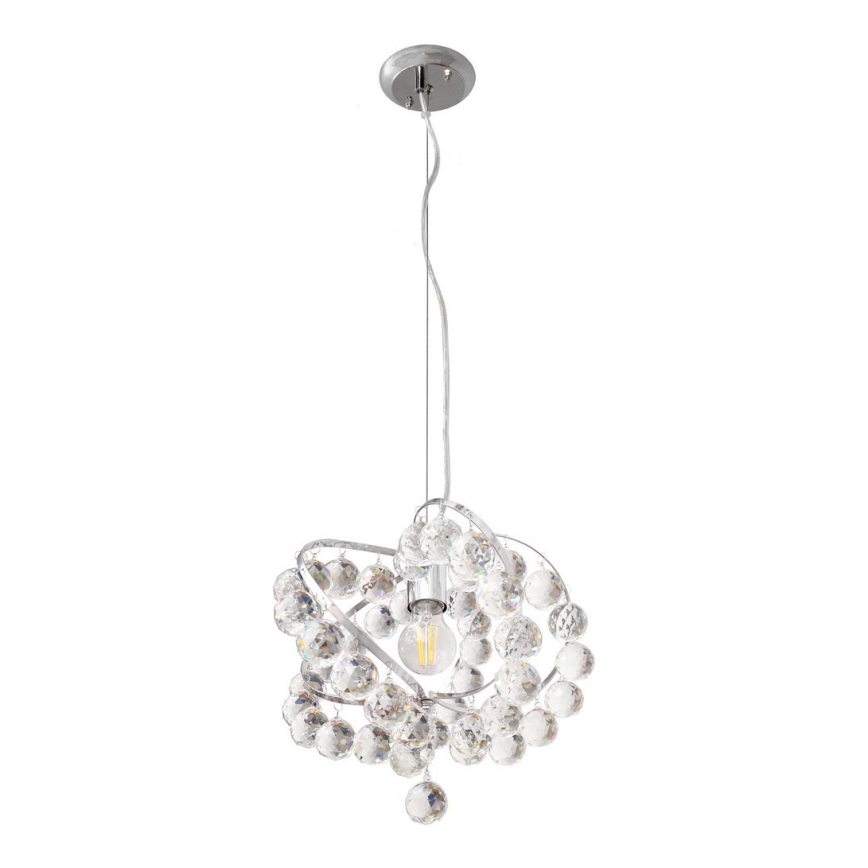 Candelabro de cristal num fio VIOLETA 1xE27/15W/230V