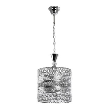 Candelabro de cristal pendurado 1xE27/60W/230V