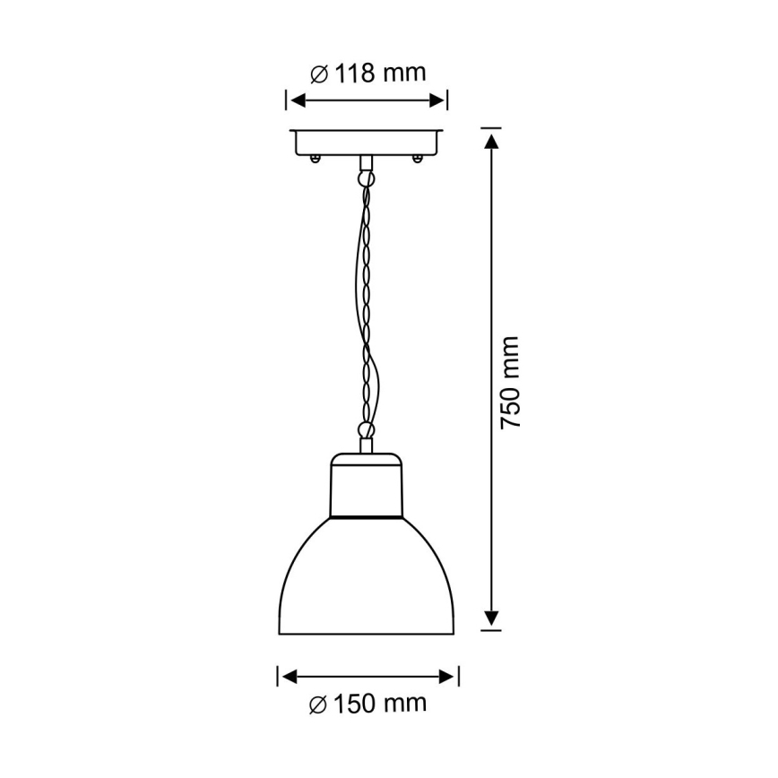 Candelabro de exterior ARNE 1xE27/10W/230V IP44
