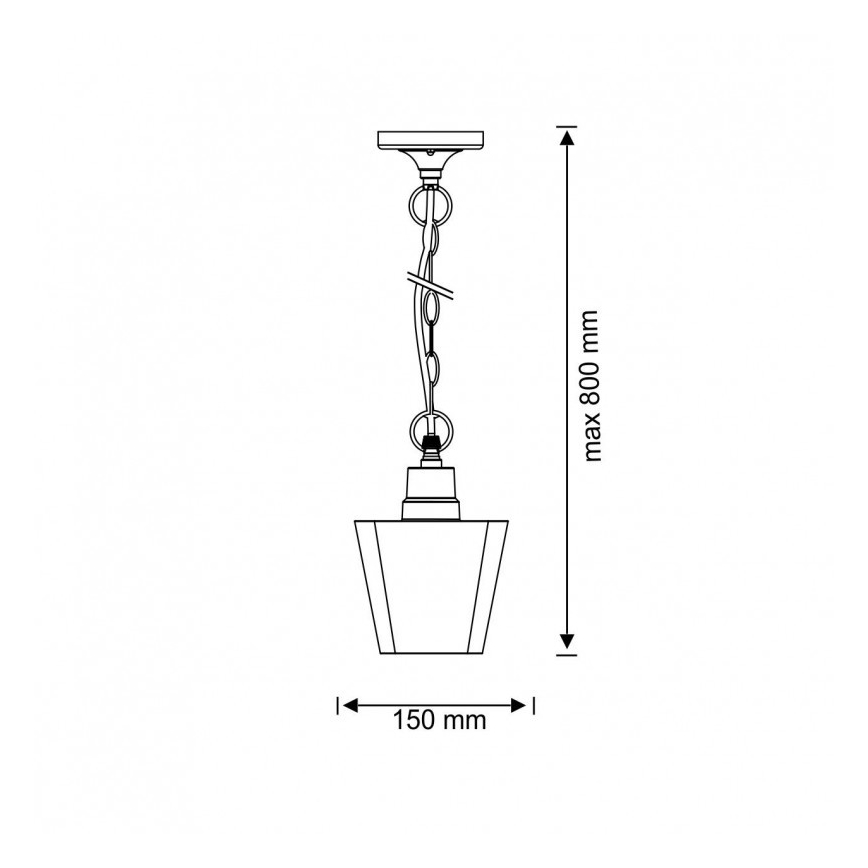 Candelabro de exterior GIZA 1xE27/10W/230V IP44