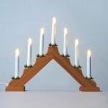 Candelabro de Natal LED 7xLED/0.2W/230V