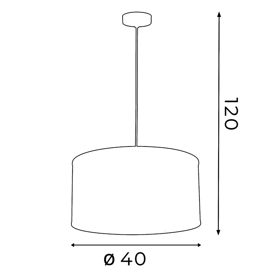 Candelabro FELIX 1xE27/60W/230V preto antigo