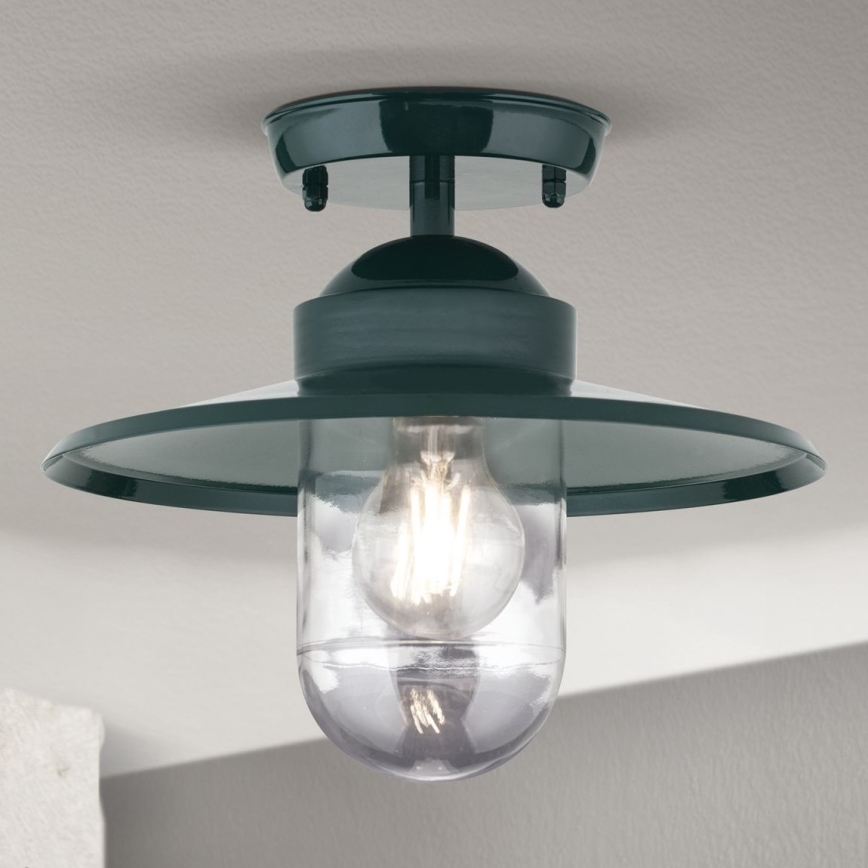 Candelabro fixo exterior EDWARD 1xE27/60W/230V IP44 verde