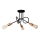Candelabro fixo OXFORD 3xE27/15W/230V preto