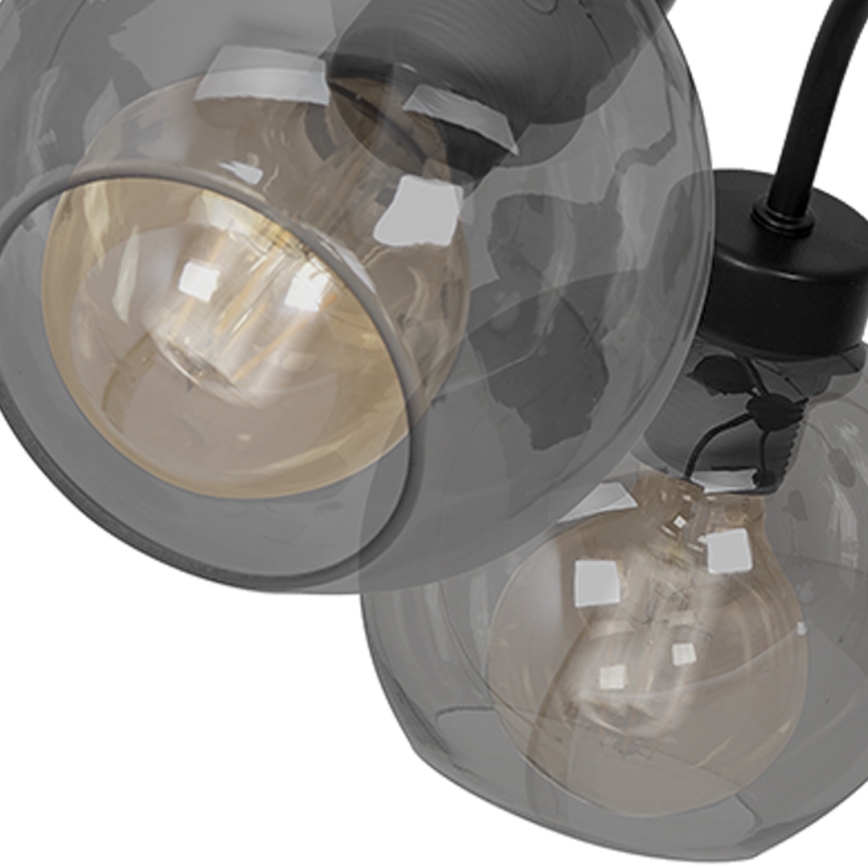 Candelabro fixo SOFIA 3xE27/60W/230V preto
