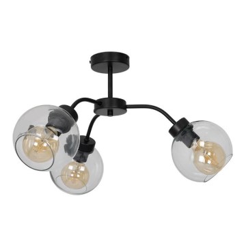 Candelabro fixo SOFIA 3xE27/60W/230V transparente