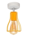 Candelabro fixo TUBE II 1xE27/15W/230V amarelo