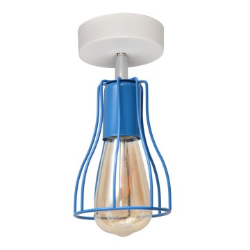 Candelabro fixo TUBE II 1xE27/15W/230V azul