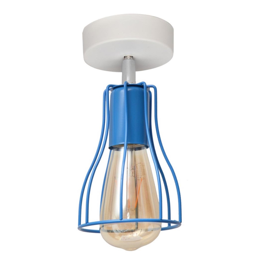 Candelabro fixo TUBE II 1xE27/15W/230V azul