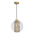 Candelabro FUNA 1xE27/60W/230V dourado