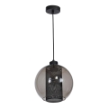 Candelabro FUNA 1xE27/60W/230V preto antigo
