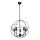 Candelabro GLOBE 5 5xE14/60W preto antigo