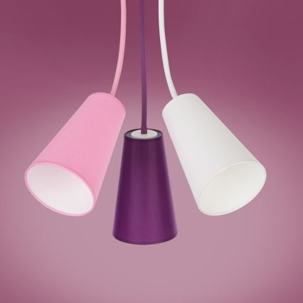 Candelabro infantil WIRE KIDS 3xE27/15W/230V