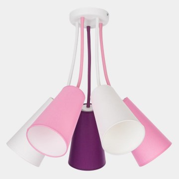 Candelabro infantil WIRE KIDS 5xE27/15W/230V