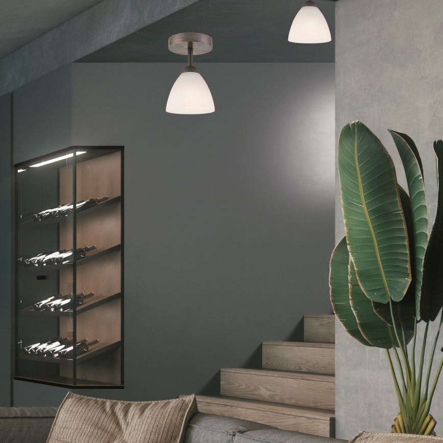 Candelabro integrado ADRIANO 1xE27/60W/230V faia - FSC certificado