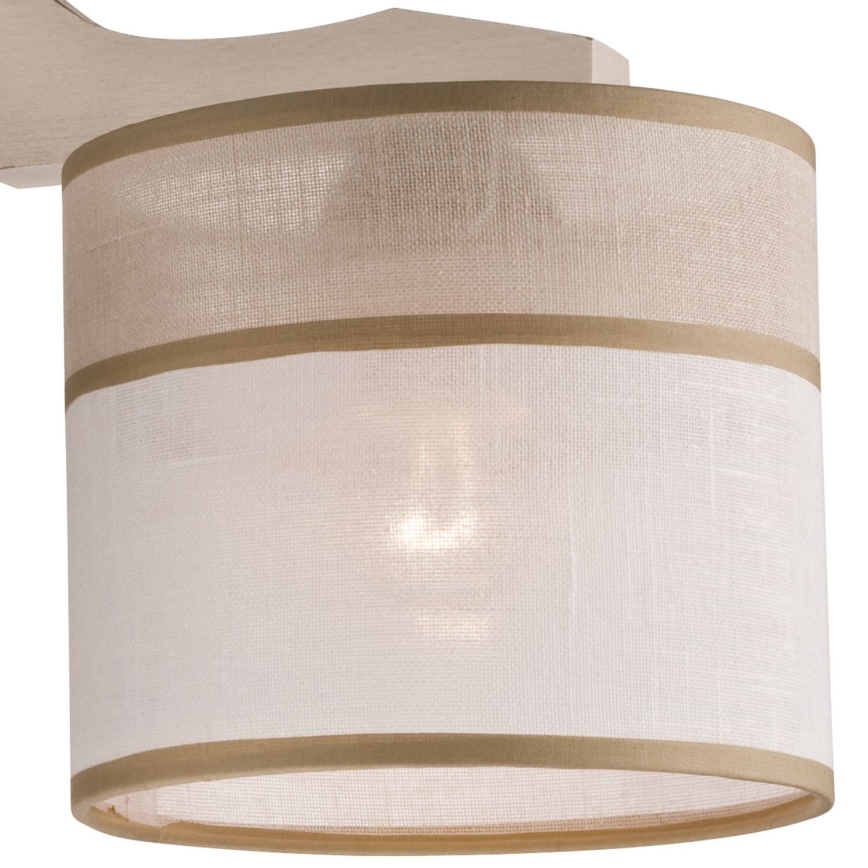 Candelabro integrado ANDREA 3xE27/60W/230V faia - FSC certificado