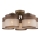 Candelabro integrado ANDREA 5xE27/60W/230V faia - FSC certificado