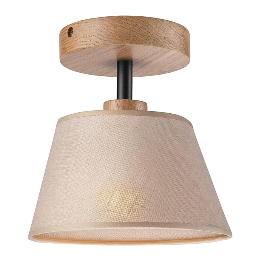 Candelabro integrado ANTONIO 1xE14/60W/230V bege/carvalho