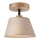 Candelabro integrado ANTONIO 1xE14/60W/230V bege/carvalho