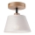 Candelabro integrado ANTONIO 1xE14/60W/230V branco/carvalho