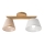 Candelabro integrado ANTONIO 2xE14/40W/230V carvalho