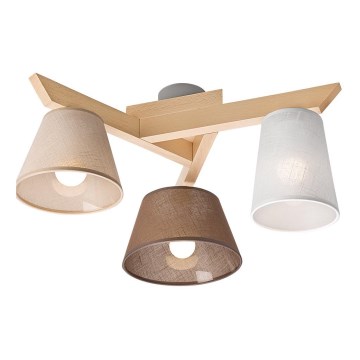 Candelabro integrado ANTONIO 3xE14/40W/230V faia