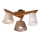 Candelabro integrado ANTONIO 3xE14/40W/230V faia