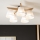Candelabro integrado ANTONIO 5xE14/40W/230V carvalho
