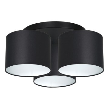 Candelabro integrado ARDEN 3xE27/60W/230V preto/branco