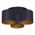 Candelabro integrado ARDEN 3xE27/60W/230V roxo/dourado
