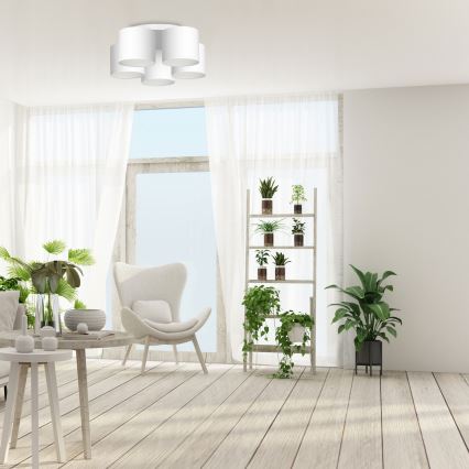 Candelabro integrado ARDEN 5xE27/60W/230V branco