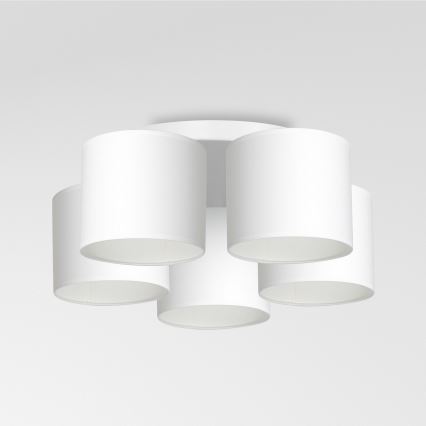 Candelabro integrado ARDEN 5xE27/60W/230V branco