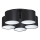Candelabro integrado ARDEN 5xE27/60W/230V preto/branco