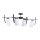 Candelabro integrado ARES 4xE14/60W/230V