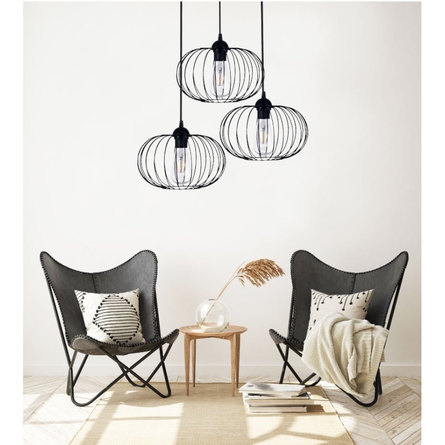 Candelabro integrado BOCCA 3xE27/60W/230V