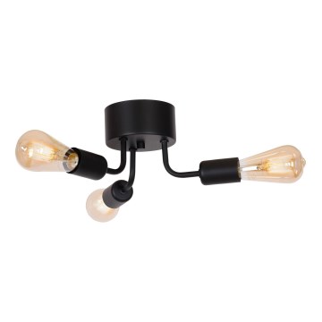 Candelabro integrado BRENDA 3xE27/60W/230V preto