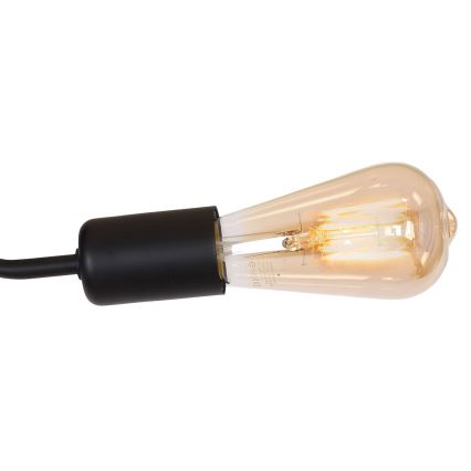 Candelabro integrado BRENDA 3xE27/60W/230V preto