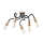 Candelabro integrado CAMERON 5xE27/60W/230V faia - FSC certificado