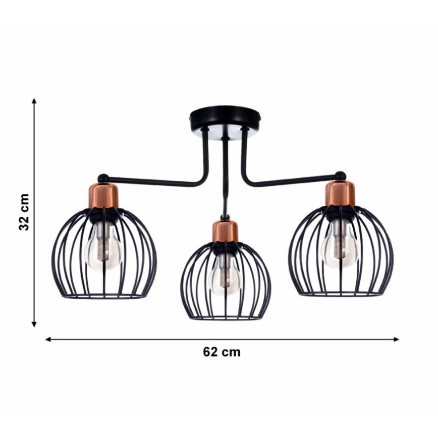 Candelabro integrado CELTA 3xE27/40W/230V
