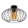 Candelabro integrado CORRINI 1xE27/60W/230V diâmetro 34 cm preto/bege