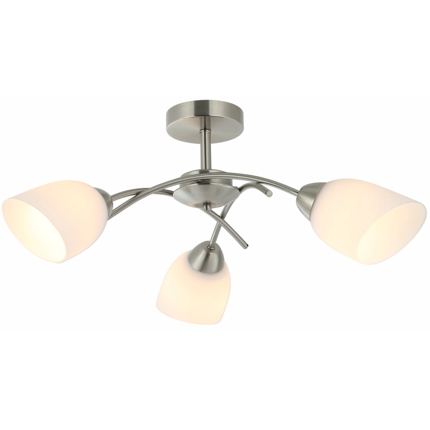 Candelabro integrado DONNA 3xE27/60W/230V níquel