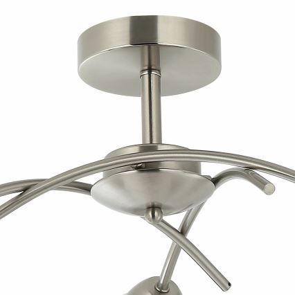 Candelabro integrado DONNA 3xE27/60W/230V níquel