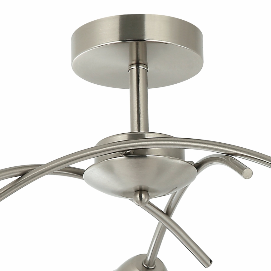 Candelabro integrado DONNA 3xE27/60W/230V níquel