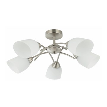 Candelabro integrado DONNA 5xE27/60W/230V níquel