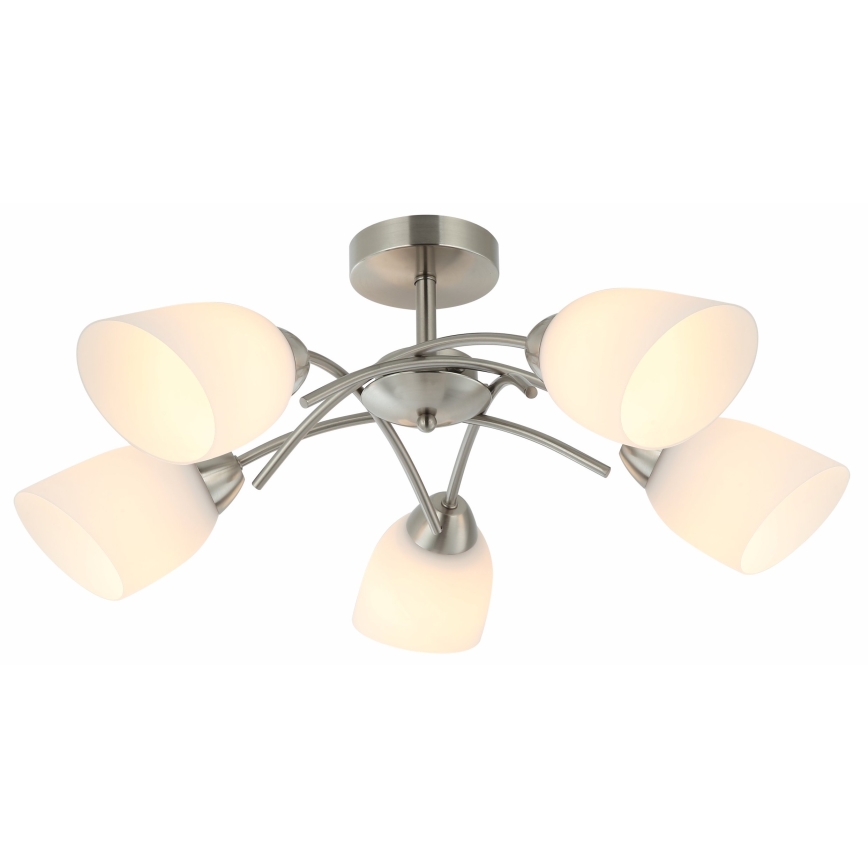 Candelabro integrado DONNA 5xE27/60W/230V níquel
