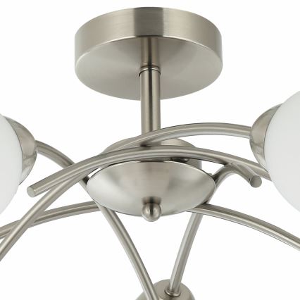Candelabro integrado DONNA 5xE27/60W/230V níquel